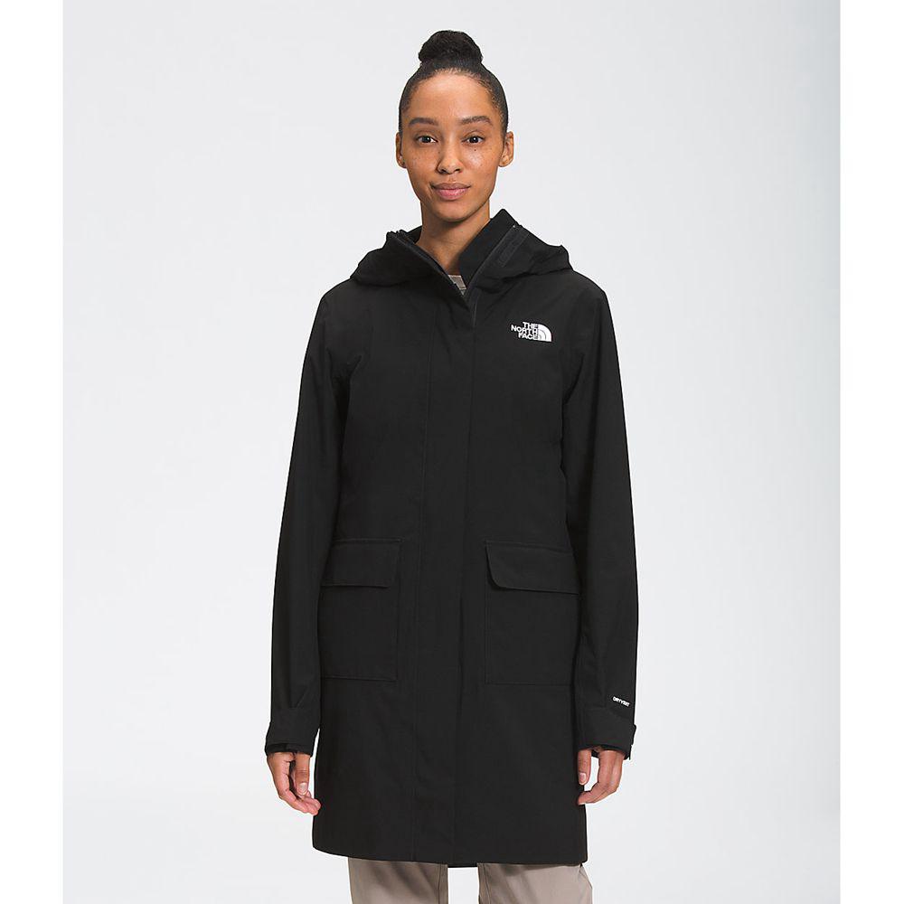 The North Face City Breeze Rain Ii Γυναικεια Πανωφόρια - Μαυρα (XCEN03985)